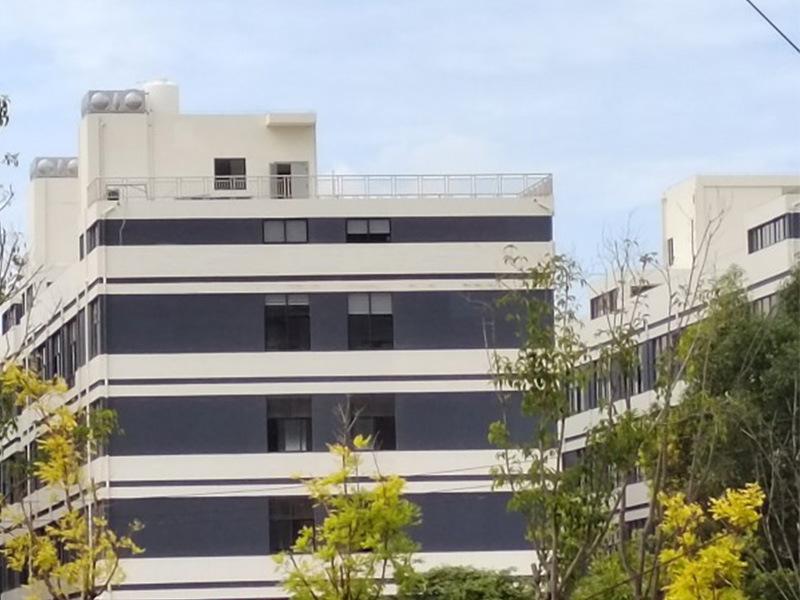Overview of the factory building